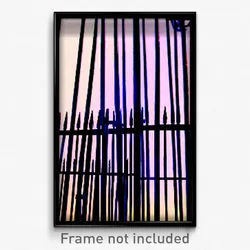 Pixel Art Poster - Black Stockade (8 Bit Psychedelic Trippy Video Game Print)
