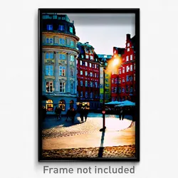 Pixel Art Poster - Imperfect Copenhagen (8 Bit Psychedelic Video Game Print)