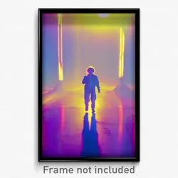 Pixel Art Poster - Sweet Desolation (8 Bit Psychedelic Trippy Video Game Print)