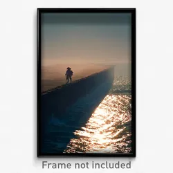 Pixel Art Poster - Unkempt Channel (8 Bit Psychedelic Trippy Video Game Print)