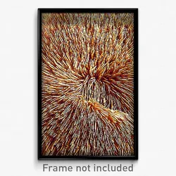 Pixel Art Poster - Dry Furth (8 Bit Psychedelic Trippy Weird Video Game Print)
