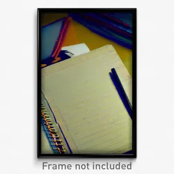 Pixel Art Poster - Complicated Notebook (8 Bit Psychedelic Video Game Print)