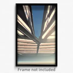 Pixel Art Poster - Clear Roof (8 Bit Psychedelic Trippy Weird Video Game Print)