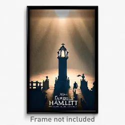 Pixel Art Poster - Famous Hamlet (8 Bit Psychedelic Trippy Video Game Print)