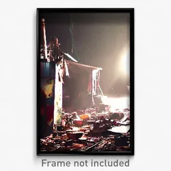 Pixel Art Poster - Authentic Waste (8 Bit Psychedelic Trippy Video Game Print)