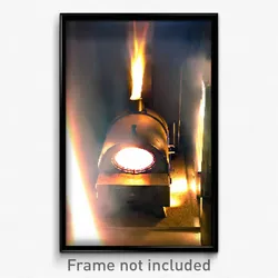 Pixel Art Poster - Slim Furnace (8 Bit Psychedelic Trippy Video Game Print)