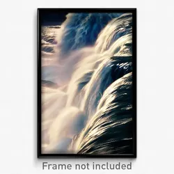 Pixel Art Poster - Brilliant Rapids (8 Bit Psychedelic Trippy Video Game Print)