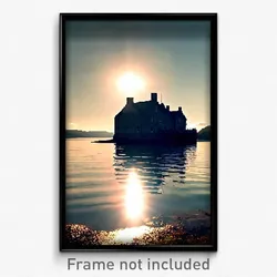 Pixel Art Poster - Antique Loch (8 Bit Psychedelic Trippy Video Game Print)
