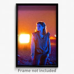 Pixel Art Poster - Warm Outback (8 Bit Psychedelic Trippy Video Game Print)