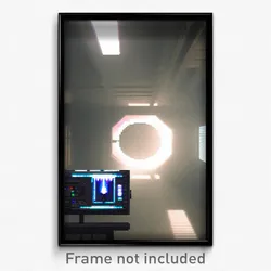 Pixel Art Poster - Digital Chamber (8 Bit Psychedelic Trippy Video Game Print)