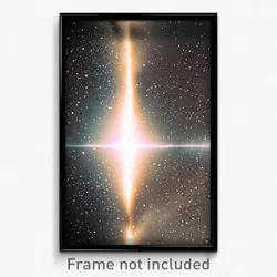Pixel Art Poster - Concrete Nebula (8 Bit Psychedelic Trippy Video Game Print)