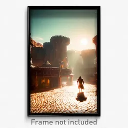 Pixel Art Poster - Coarse Fief (8 Bit Psychedelic Trippy Weird Video Game Print)