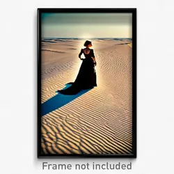 Pixel Art Poster - Cold Sands (8 Bit Psychedelic Trippy Weird Video Game Print)
