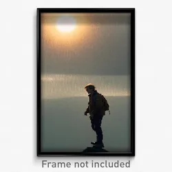 Pixel Art Poster - Brown Anchorage (8 Bit Psychedelic Trippy Video Game Print)