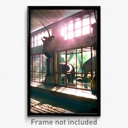 Pixel Art Poster - Distinct Zoo (8 Bit Psychedelic Trippy Video Game Print)