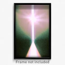 Pixel Art Poster - Cool Opening (8 Bit Psychedelic Trippy Video Game Print)