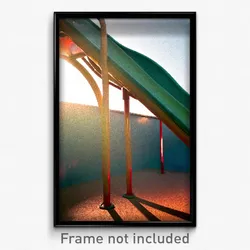 Pixel Art Poster - Neglected Slide (8 Bit Psychedelic Trippy Video Game Print)