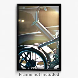 Pixel Art Poster - Large Wheels (8 Bit Psychedelic Trippy Video Game Print)