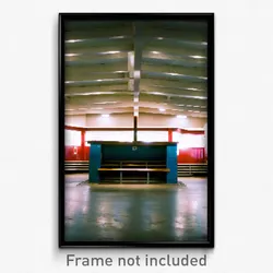 Pixel Art Poster - Accomplished Dugout (8 Bit Psychedelic Video Game Print)