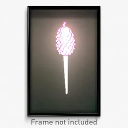 Pixel Art Poster - Musty Spike (8 Bit Psychedelic Trippy Weird Video Game Print)