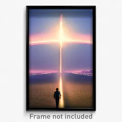 Pixel Art Poster - Long Expanse (8 Bit Psychedelic Trippy Video Game Print)