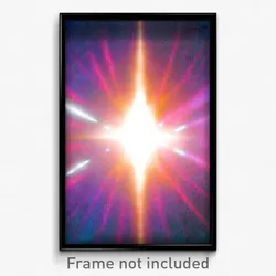 Pixel Art Poster - Dangerous Hyperspace (8 Bit Psychedelic Video Game Print)