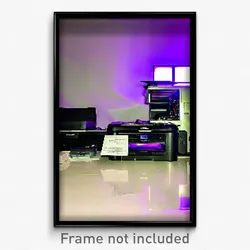 Pixel Art Poster - Valuable Printer (8 Bit Psychedelic Trippy Video Game Print)