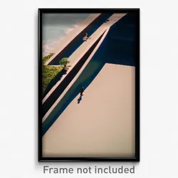 Pixel Art Poster - Superb Ledge (8 Bit Psychedelic Trippy Video Game Print)
