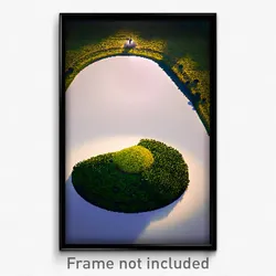 Pixel Art Poster - Round Heath (8 Bit Psychedelic Trippy Weird Video Game Print)