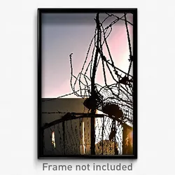 Pixel Art Poster - Tattered Wire (8 Bit Psychedelic Trippy Video Game Print)