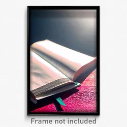 Pixel Art Poster - Attractive Journal (8 Bit Psychedelic Video Game Print)