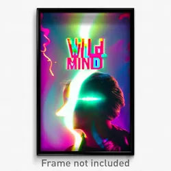 Pixel Art Poster - Wild Mind (8 Bit Psychedelic Trippy Weird Video Game Print)