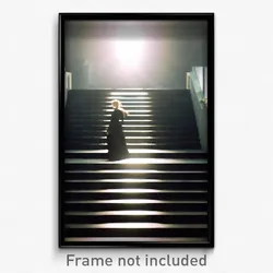 Pixel Art Poster - Dark Steps (8 Bit Psychedelic Trippy Weird Video Game Print)