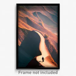 Pixel Art Poster - Cavernous Switchback (8 Bit Psychedelic Video Game Print)
