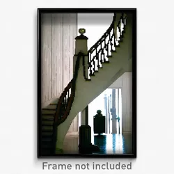 Pixel Art Poster - Wiggly Stair (8 Bit Psychedelic Trippy Video Game Print)