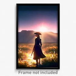 Pixel Art Poster - Adventurous Prairie (8 Bit Psychedelic Video Game Print)