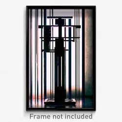 Pixel Art Poster - Brilliant Stand (8 Bit Psychedelic Trippy Video Game Print)