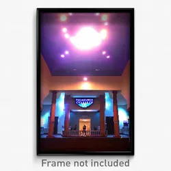 Pixel Art Poster - Treasured College (8 Bit Psychedelic Trippy Video Game Print)