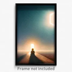 Pixel Art Poster - Humble Mind Journey (8 Bit Psychedelic Video Game Print)