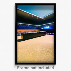 Pixel Art Poster - Digital Dugout (8 Bit Psychedelic Trippy Video Game Print)