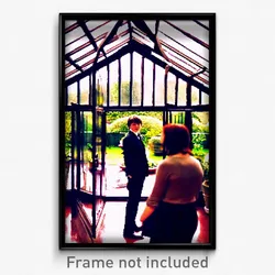 Pixel Art Poster - Candid Conservatory (8 Bit Psychedelic Video Game Print)