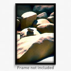 Pixel Art Poster - Standard Rock (8 Bit Psychedelic Trippy Video Game Print)