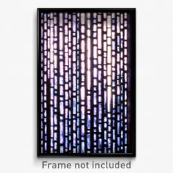 Pixel Art Poster - Dense Matrix (8 Bit Psychedelic Trippy Video Game Print)