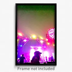 Pixel Art Poster - Unique Festival (8 Bit Psychedelic Trippy Video Game Print)
