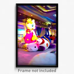 Pixel Art Poster - Plush Cruise (8 Bit Psychedelic Trippy Video Game Print)