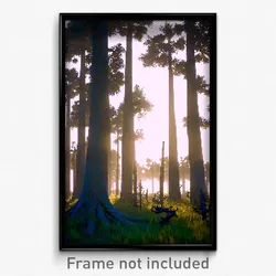 Pixel Art Poster - Active Copse (8 Bit Psychedelic Trippy Video Game Print)