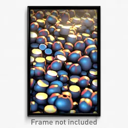 Pixel Art Poster - Accurate Heap (8 Bit Psychedelic Trippy Video Game Print)