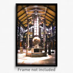 Pixel Art Poster - Prestigious Foundry (8 Bit Psychedelic Video Game Print)