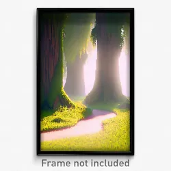 Pixel Art Poster - Uncommon Glade (8 Bit Psychedelic Trippy Video Game Print)