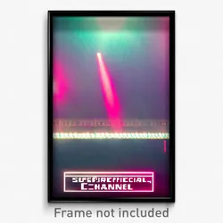 Pixel Art Poster - Superficial Channel (8 Bit Psychedelic Video Game Print)